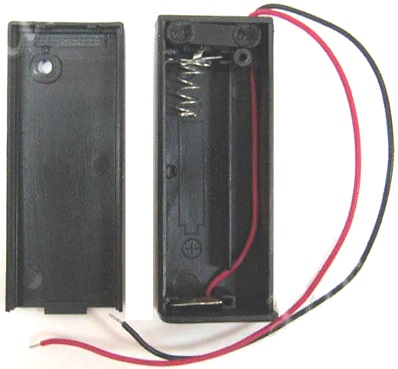 Отсек батарейный AA 1x1 (закрытый с выключателем) (BH637 / 5004)