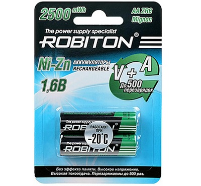  ROBITON Ni-Zn R6 1.6V 2500 / 1500mAh  2 