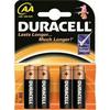 Батарейки алкалиновые: DURACELL LR6 BL-4