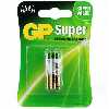 Батарейки алкалиновые: GP Super LR61 (AAAA) BL-2