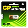Батарейки литиевые для фототехники: GP Lithium CR123A BL-1