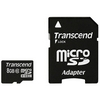 Карта памяти micro SDHC 8GB class10 TRANSCEND (адаптер SD)
