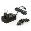   :   VANSON SMP-6W ( RC500) (100-240V-->3 / 4.5 / 5 / 6 / 9 / 12V, 3 / 4.5 / 5V-1200mA,6V-1000mA, 9V-650mA, 12V-500mAh,, )