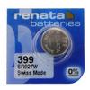 Батарейки часовые серебряно-цинковые: Элемент питания RENATA 399 (SR927W) BL-1