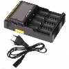 Зарядное устройство NITECORE D4 с экраном для IMR, Li-Ion, LiFePO4, Ni-Mh, Ni-Cd (26650, 22650, 18650, 17670, 18490, 17500, 17335, 16340 (RCR123), 14500) R03 AAA. R06 AA, C) Зарядное устройство NITECORE D4 с экраном для IMR, Li-Ion, LiFePO4, Ni-Mh, Ni-Cd (26650, 22650, 18650, 17670, 18490, 17500, 17335, 16340 (RCR123), 14500) R03 AAA. R06 AA, C)