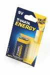 Батарейки алкалиновые: Батарея VARTA ENERGY 4122 6LR61 крона BL-1