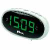 Часы, радиобудильники, автомобильные часы: Радиобудильник RITMIX RRC-616 White (цифровой дисплей 15мм (высота цифр), радио FM: 64-108МГц)
