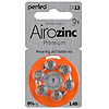 Батарейки воздушно-цинковые для слуховых аппаратов: Элемент питания PERFEO Airozinc Premium ZA13 BL-6