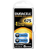 Батарейки воздушно-цинковые для слуховых аппаратов: Элемент питания DURACELL ACTIVAIR® DA675 BL-6 (nugget box) (Made in Germany)