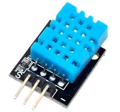 Модуль цифрового датчика температуры и влажности DHT11 для Arduino.