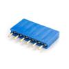  :  PBS-06 BLUE (   1*6pin 2.54 ) (. 10)
