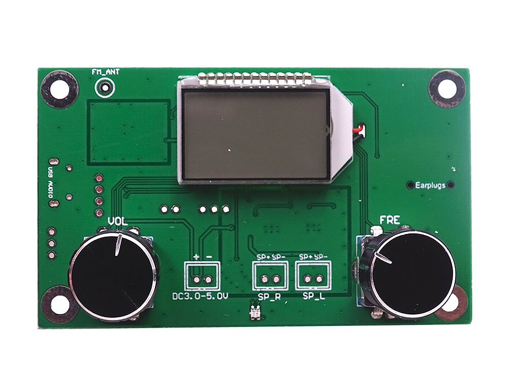 Модуль FM радиоприемника с LCD дисплеем