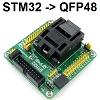 STM8, STM32:     STM32   QFP48