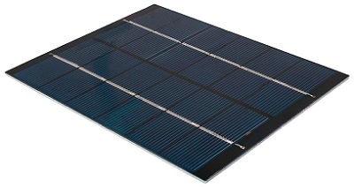 Панель солнечная. 2 Вт, 136 х 110 х 3 мм, DC 6 В, 330 мА