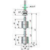 Поплавковый герконовый датчик уровня жидкости (450 мм)