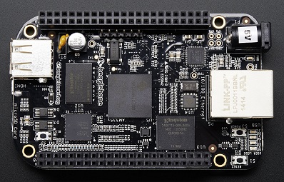 Beaglebone Black.    Cortex A8, 1 , 512 