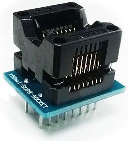 ZIF- SOIC16 150mil - DIP-16    /  DIP 7,62 .