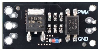 Модуль драйвера управления мощной нагрузкой на транзисторе IRFR120N
