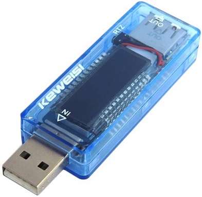 KWS-V20. USB тестер тока, напряжения и ёмкости с таймером для зарядных устройств