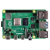  Raspberry Pi: Raspberry Pi 4  B.  2 