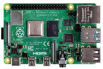 Raspberry Pi 4  B.  2 