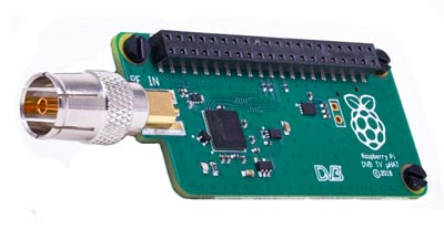  Raspberry Pi TV Hat    - DVB-T/DVB-T2