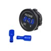 Radio-KIT : ���� �����������. ���������, ���������, �������: blue Waterproof DC 12V 24V voltage meter LED high - precision digital