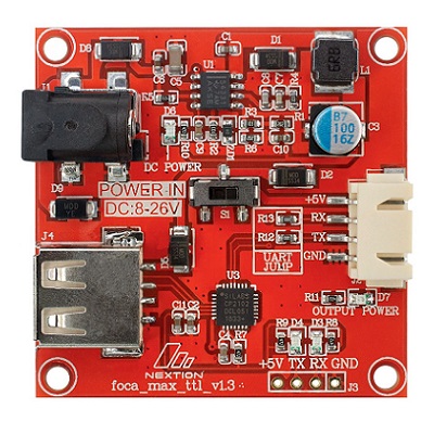 Nextion FOCA MAX.  USB-TTL, UART, DC-DC   NEXTION