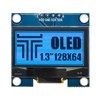 ������� OLED  1,3" �����, ����� �������, I2C ���������, 4 ��������, ����������: 128�64 ����, �������: 3,3-6 �, �������: 32*35.5*3 ��.