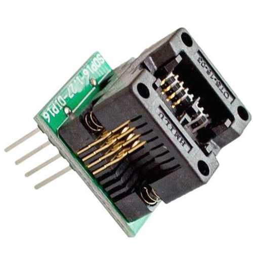  -  ZIF (  ) SOIC8 (SOP8) -> DIP8 208mil