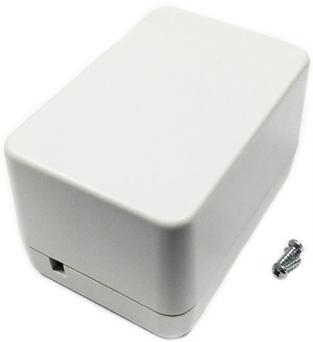 BOX-PM1. Корпус пластиковый белый 85х58х50 мм