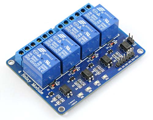   4-Channel 5V Relay Module for Arduino