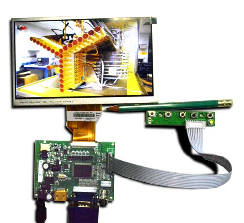 MP2907 HDMI+VGA+2AV.   7, 1024x600 HDMI, VGA, 2AV, LVDS