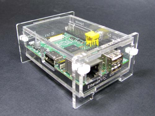        :<br>Clear Raspberry Pi Enclosure Kit