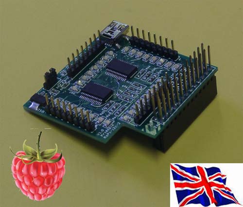 Миникомпьютеры и аксессуары к ним SPI 23s17x2-LP with 32 GPIO board for Raspberry Pi