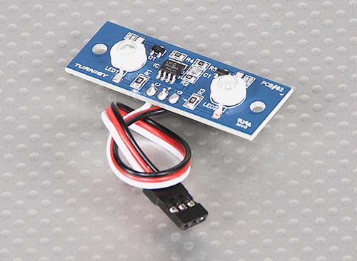   2LED PCB Strobe Blue and Continuous White 3.3-5.5V