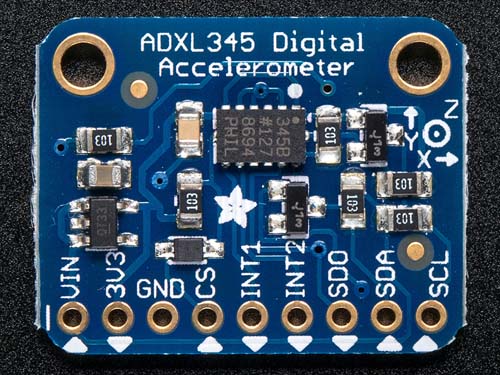 , ,  ADXL345 - Triple-Axis Accelerometer [+-2g/4g/8g/16g] w/ I2C/SPI]
