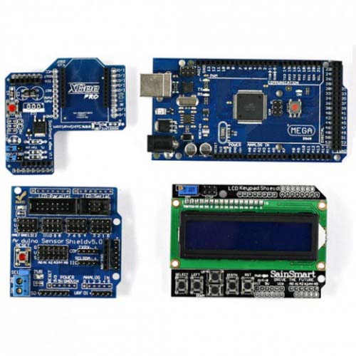    Arduino MEGA2560+LCD Keypad Shield+XBee Shield+Sensor Shield V5 kit