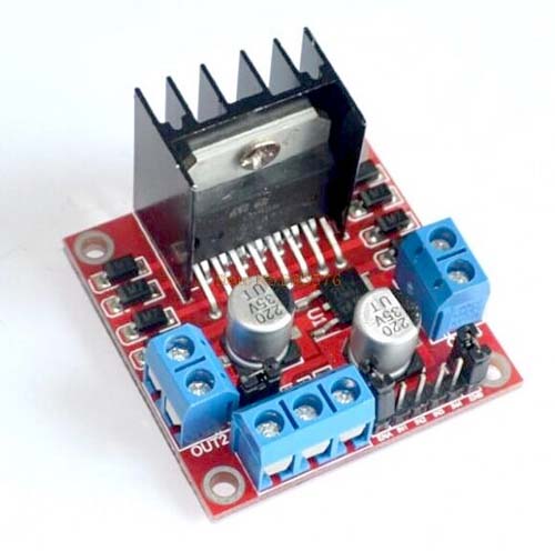 Управление коллекторными электромоторами Motor driver L298N