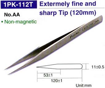 Пинцет, экстрактор 1PK-112T