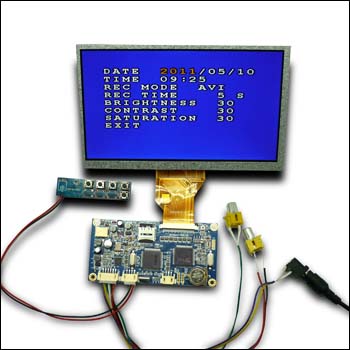  7 TFT-LCD   800 x 480 MP2907M