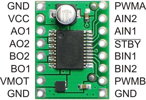    TB6612FNG Dual Motor Driver Carrier