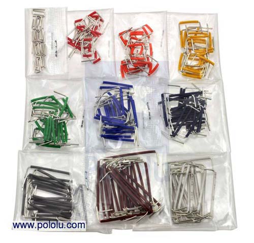 , ,  250-Piece Short Jumper Wire Kit