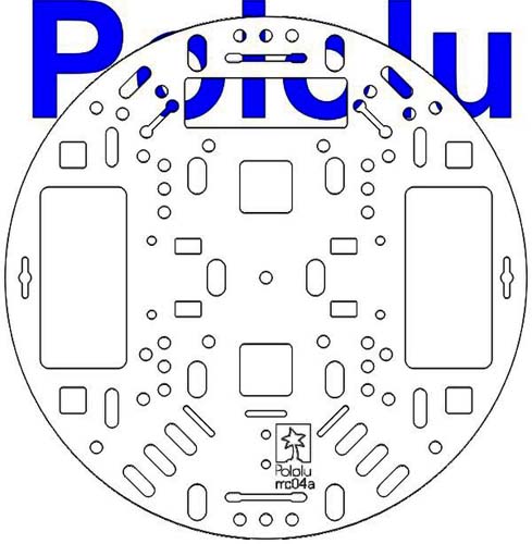 Платформы и колёса 5 Robot Chassis RRC04A Solid Whit Платформы и колёса 5 Robot Chassis RRC04A Solid Whit
