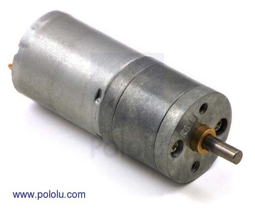   4.4:1 Metal Gearmotor 25Dx48L mm