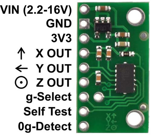 , ,  MMA7341L 3-Axis 3/11Voltage Regular