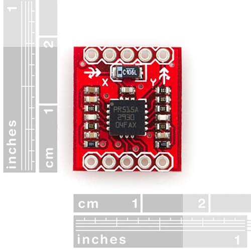 , ,  Gyro Breakout Board - LPR5150AL Dual 1500