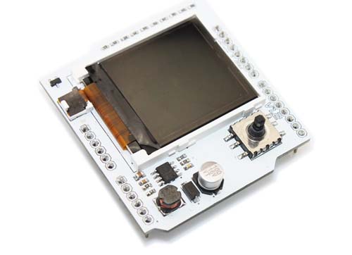 Модуль SH COLORLCD. Цветной CSTN 1, 6 дюймовый дисплей (132x132p). Расширение для Arduino