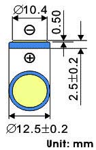 Дисковая литиевая батарея CR1225 Дисковая литиевая батарея CR1225