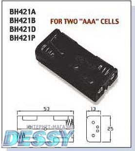 Батарейный отсек BAT/HOLD.AAAx2 BH-421-3A